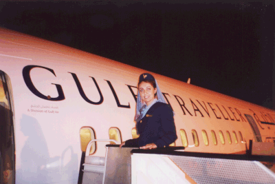 Marwa Elkadi in Gulf air
